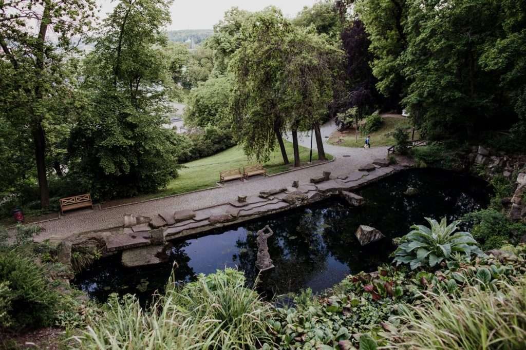 The Kinsk&yacute; garden below Pet&rcaron;&iacute;n Hill