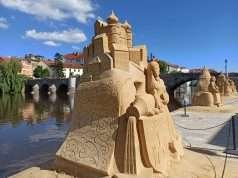 Sand sculptures in Písek