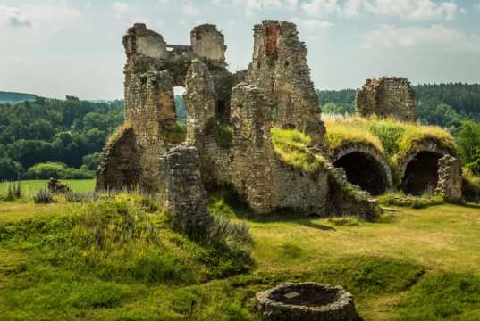 The ruins of the Zvířetice castle near Bakov nad Jizerou