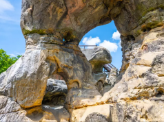 The ruins of Rotštejn Castle in Bohemian Paradise