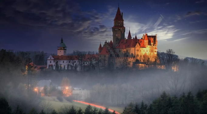 Romantic Bouzov Castle