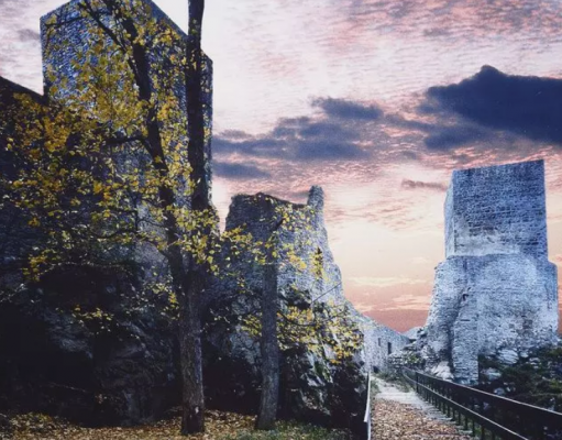 Burg Choustník – Schlosstürme mit Aussichtsturm
