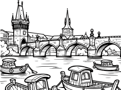 Coloring Books about Prague