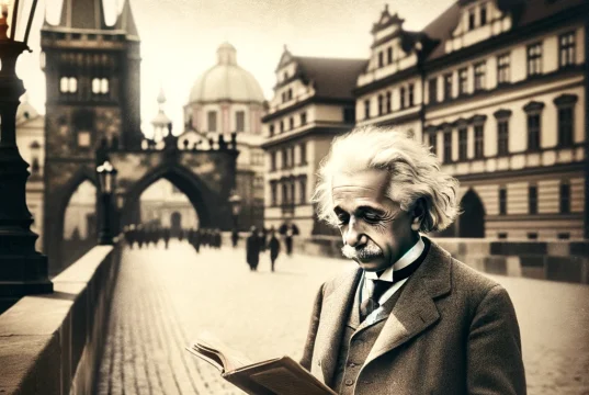 Einstein’s Fascinating Journey: The Prague Connection