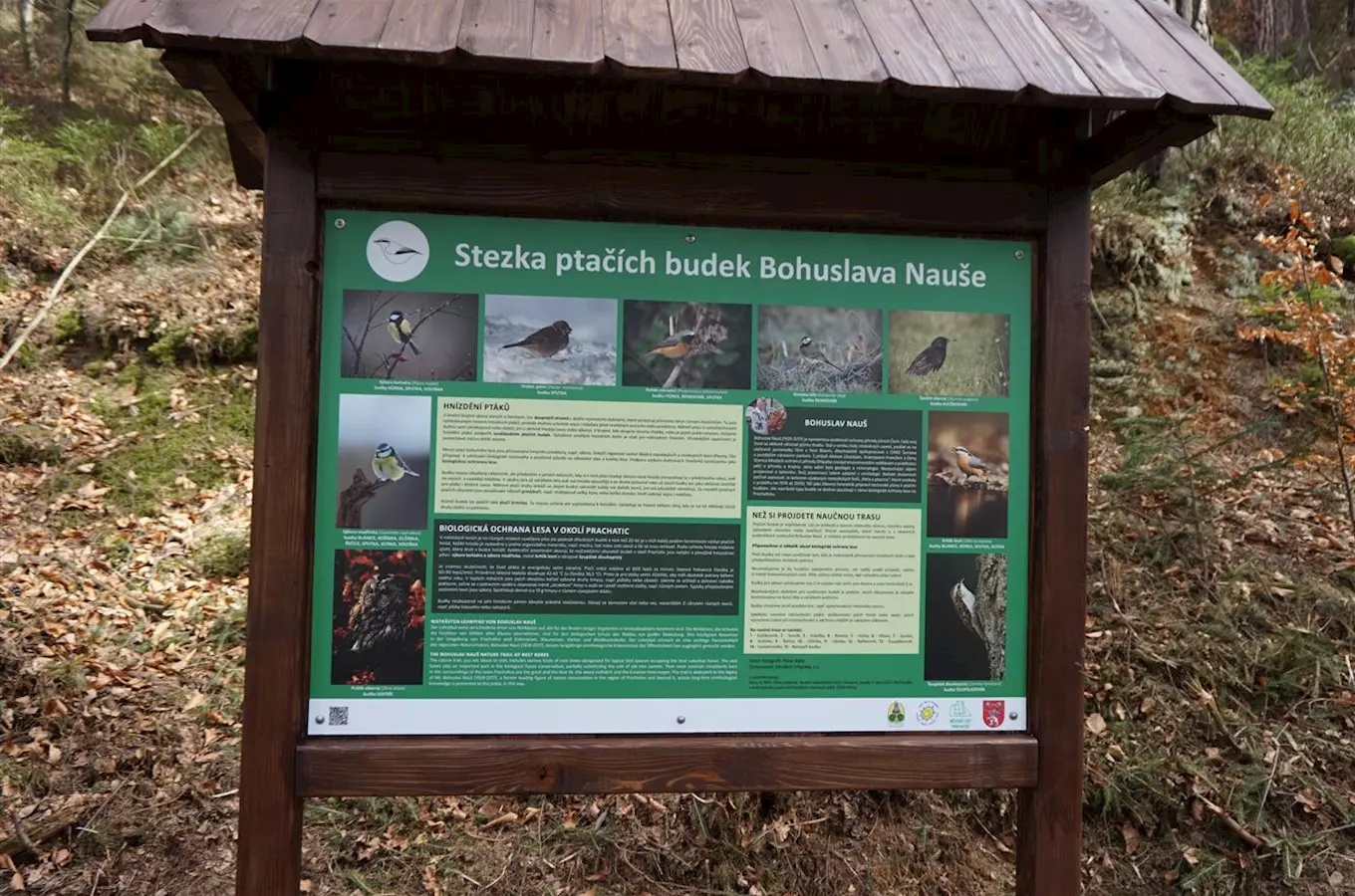 Bohuslav Nauš birdhouse trail in Prachatice