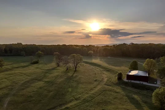 Slavic hillfort in Mikulčice