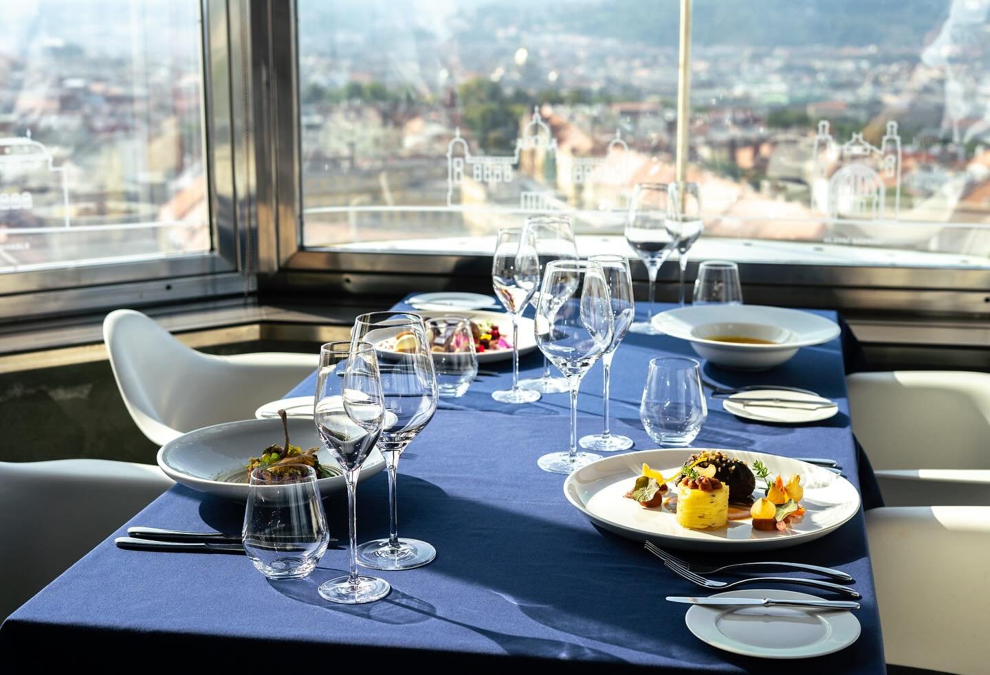 Oblaca Restaurant in Prague