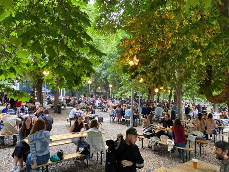 Riegrovy sady park in Prague