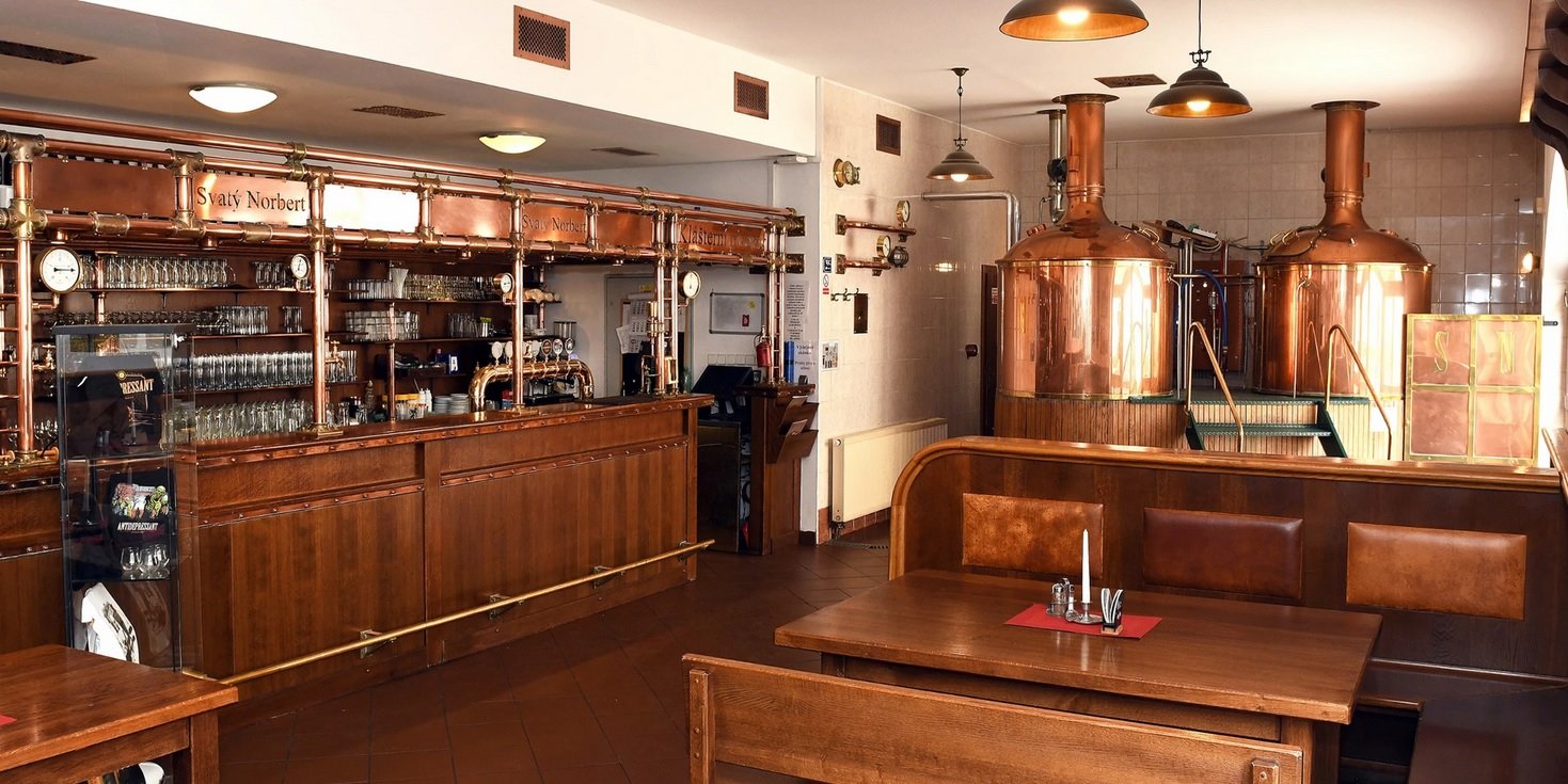 The Strahov Monastic Brewery Restaurant in Prague