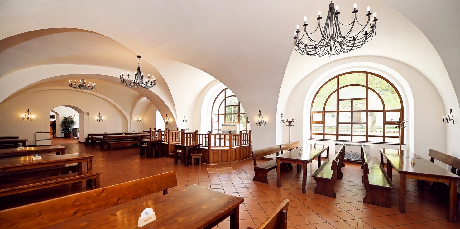 The Strahov Monastic Brewery Restaurant in Prague