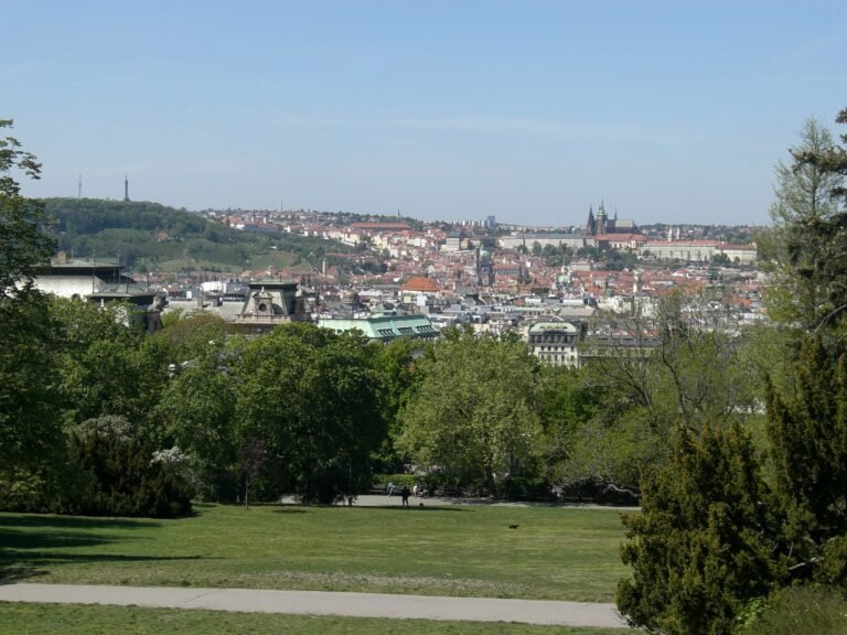 Riegrovy sady park in Prague