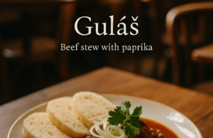 Guláš (Beef stew with paprika) Guláš (Beef stew with paprika)