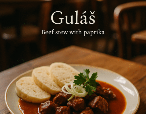 Guláš (Beef stew with paprika) Guláš (Beef stew with paprika)