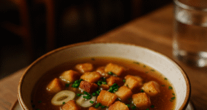 Česnečka (Garlic soup) Česnečka (Garlic soup)