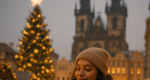 Dreamy Sunrise Views in Winter Prague Dreamy Sunrise Views in Winter Prague
