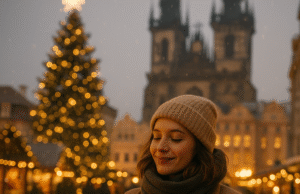 Dreamy Sunrise Views in Winter Prague Dreamy Sunrise Views in Winter Prague