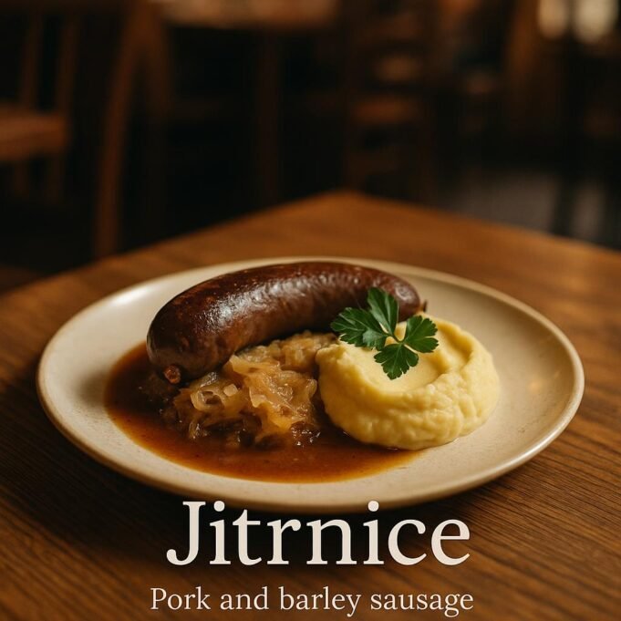 Jitrnice (Pork and barley sausage)