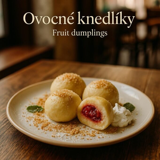 Ovocné knedlíky (Fruit dumplings)