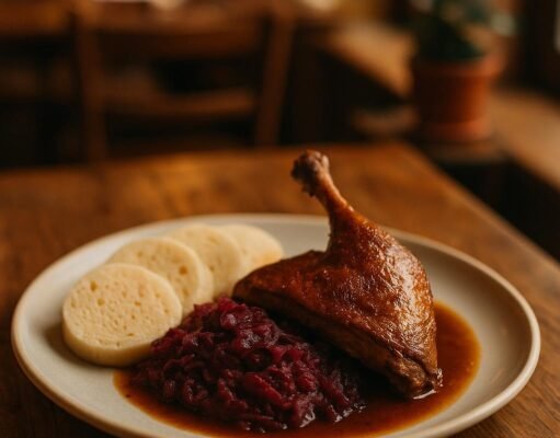 Kachna s červeným zelím (Duck with red cabbage)