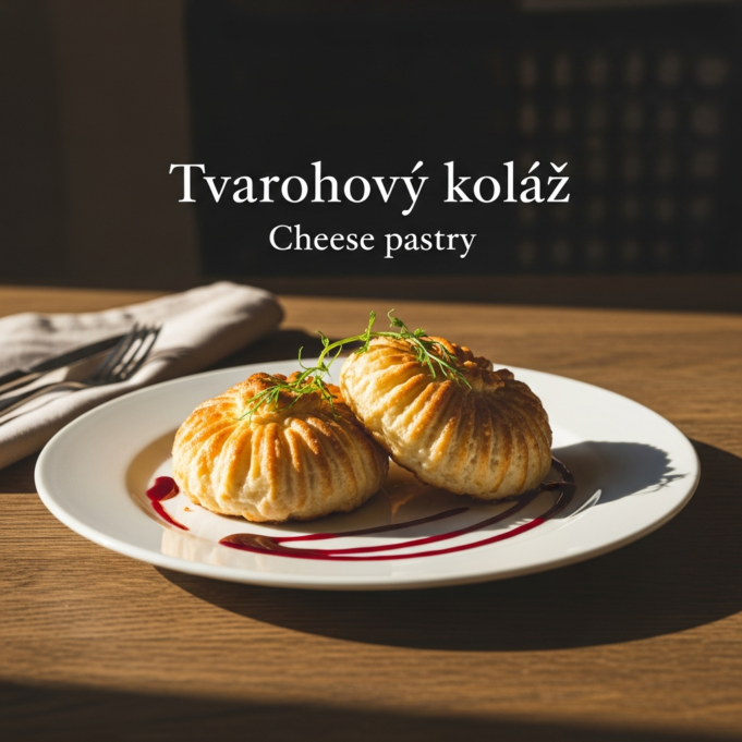 tvarohový koláč (cheese pastry) Tvarohový koláč (Cheese pastry)