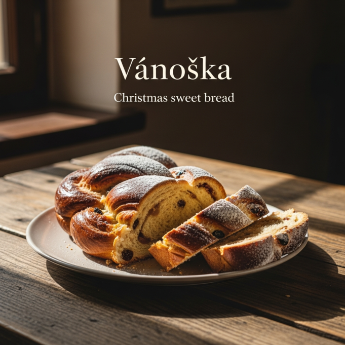 Vánočka (Christmas sweet bread)