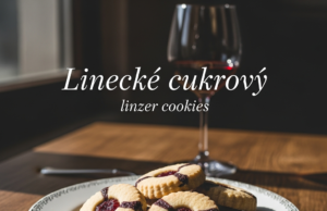 Linecké cukroví (Linzer cookies)