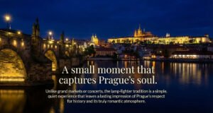 Prague Charles Bridge Lighthning Event December