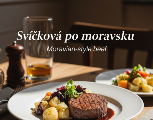 Svíčková po moravsku (Moravian-style beef)