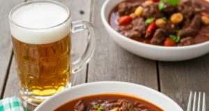 Hovězí guláš s pivem (Beer beef goulash)
