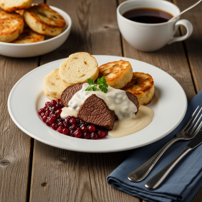 Houbová omáčka (Mushroom sauce)
