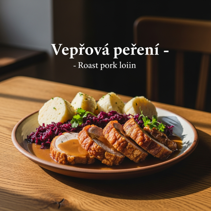 Vepřová pečeně (Roast pork loin)