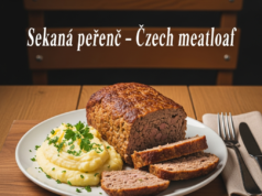 Sekaná pečeně (Czech meatloaf)