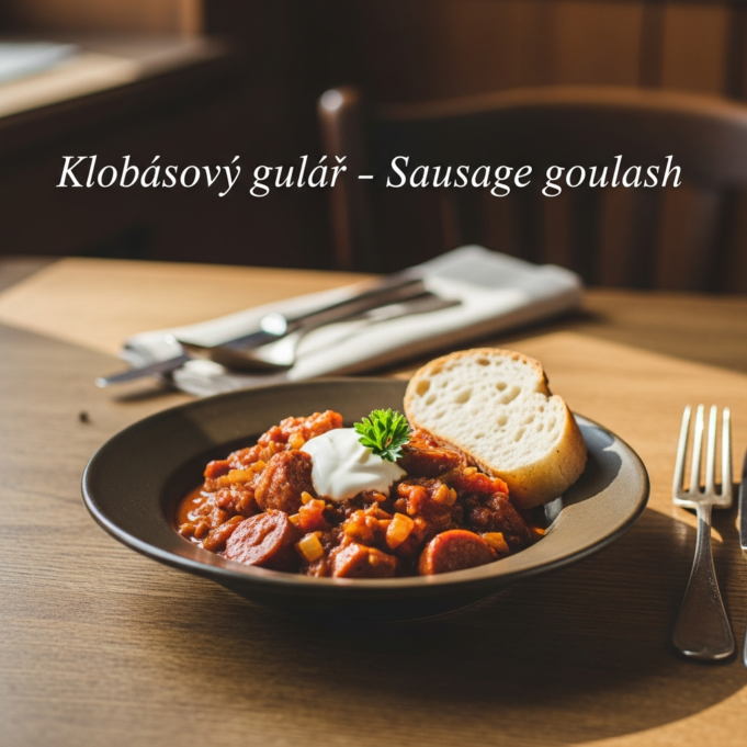 Klobásový guláš (Sausage goulash)