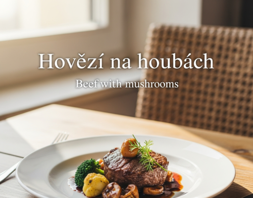 Hovězí na houbách (Beef with mushrooms) Hovězí na houbách (Beef with mushrooms)