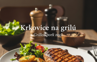Krkovice na grilu (Grilled pork neck)