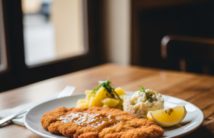 Telecí řízek (Veal schnitzel)
