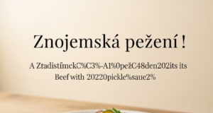 Znojemská pečeně (Beef with pickle sauce)
