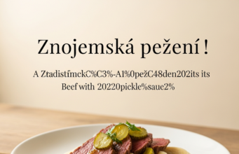 Znojemská pečeně (Beef with pickle sauce) Znojemská pečeně (Beef with pickle sauce)